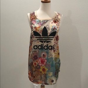 Adidas Originals Farm Confete Trefoil Tank Jersey